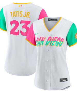 Fernando Tatis Jr. San Diego Padres Nike Womens 2022 City Connect Replica Player Jersey White